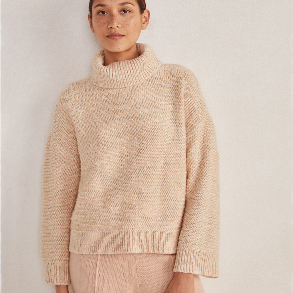 Haven Well Within Marled Turtleneck Sweater L